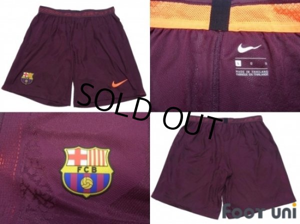 Photo8: FC Barcelona 2017-2018 3rd Authentic Shirt and Shorts Set La Liga Patch/Badge (8)
