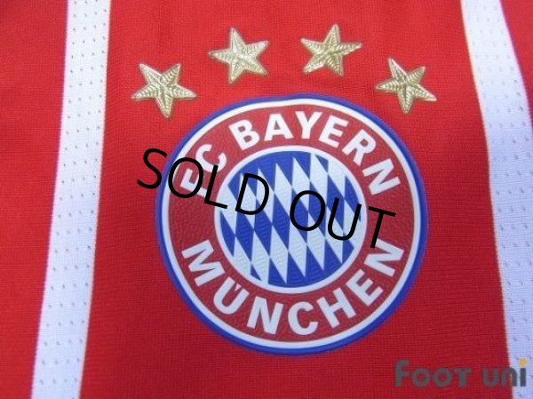 Photo5: Bayern Munchen 2017-2018 Home Authentic Shirt and Shorts Set (5)