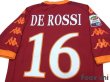 Photo4: AS Roma 2010-2011 Home Shirt #16 De Rossi Serie A Tim Patch/Badge w/tags (4)