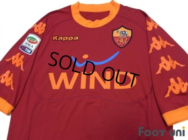 Photo3: AS Roma 2010-2011 Home Shirt #16 De Rossi Serie A Tim Patch/Badge w/tags (3)