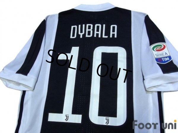 Photo4: Juventus 2017-2018 Home Authentic Shirt and Shorts Set #10 Dybala (4)