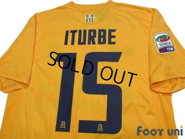 Photo4: Hellas Verona FC 2013-2014 Away Shirt #15 Iturbe Serie A Tim Patch/Badge w/tags (4)