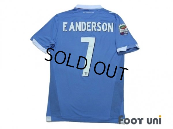 Photo2: Lazio 2014-2015 Home Authentic Shirt #7 F.Anderson w/tags (2)