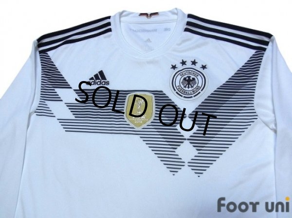 Photo3: Germany 2018 Home Long Sleeve Shirt (3)