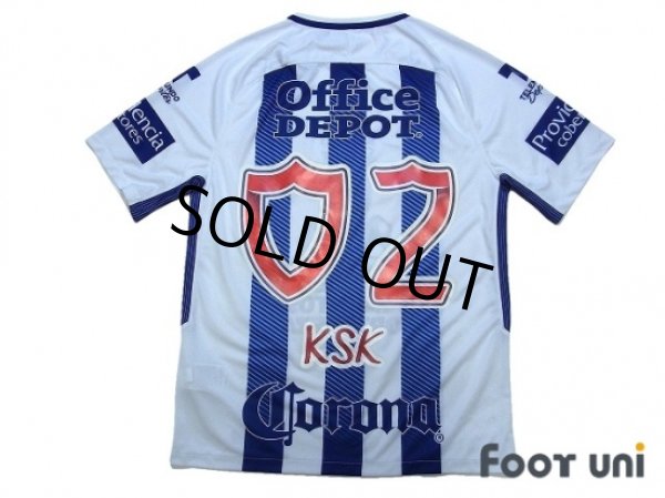 Photo2: CF Pachuca 2017-2018 Home Shirt #02 Ksk Honda w/tags (2)