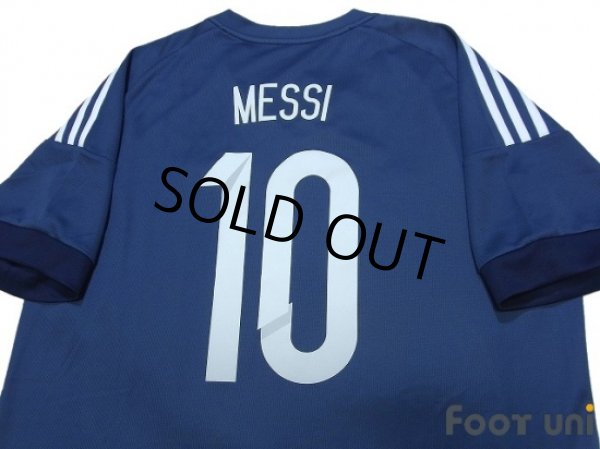 Photo5: Argentina 2015-2016 Away Shirt #10 Messi w/tags (5)