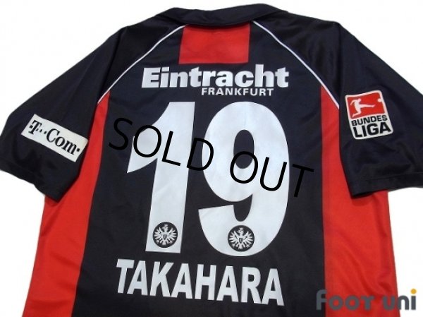 Photo4: Eintracht Frankfurt 2006-2007 Home Shirt #19 Takahara w/tags Bundesliga Patch/Badge (4)