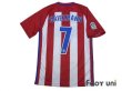 Photo2: Atletico Madrid 2016-2017 Home Shirt #7 Griezmann w/tags (2)