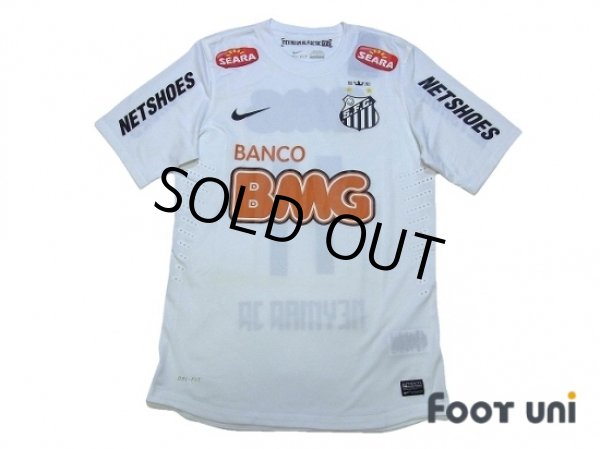 Photo1: Santos FC 2012 Home Authentic Shirt #11 Neymar Jr w/tags (1)