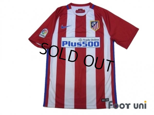 Photo1: Atletico Madrid 2016-2017 Home Shirt #7 Griezmann w/tags (1)