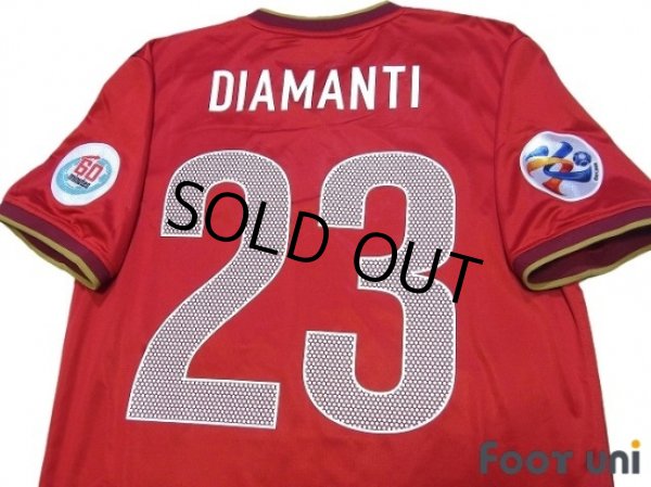 Photo4: Guangzhou Evergrande FC 2014 Home Shirt #23 Diamanti AFC CHAMPIONS 2013 Patch/Badge ACL Patch/Badge w/tags (4)