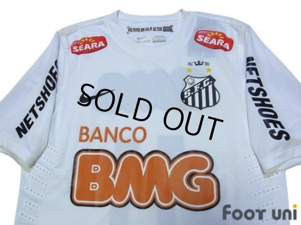 Photo3: Santos FC 2012 Home Authentic Shirt #11 Neymar Jr w/tags (3)