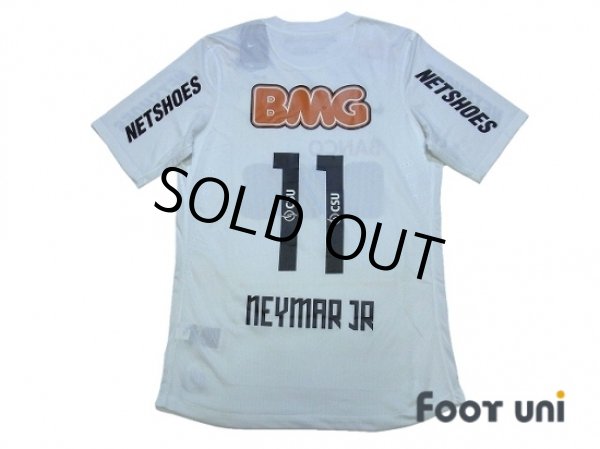 Photo2: Santos FC 2012 Home Authentic Shirt #11 Neymar Jr w/tags (2)
