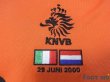 Photo6: Netherlands Euro 2000 Home Shirt #10 Bergkamp UEFA Euro 2000 Patch/Badge UEFA Fair Play Patch/Badge (6)