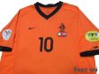 Photo3: Netherlands Euro 2000 Home Shirt #10 Bergkamp UEFA Euro 2000 Patch/Badge UEFA Fair Play Patch/Badge (3)