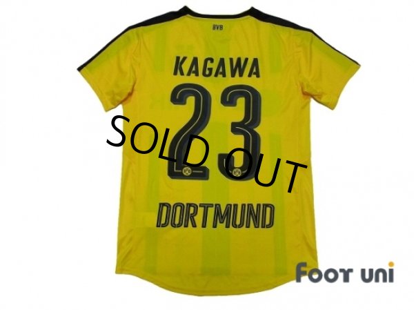 Photo2: Borussia Dortmund 2016-2017 Home Shirt #23 Kagawa w/tags (2)