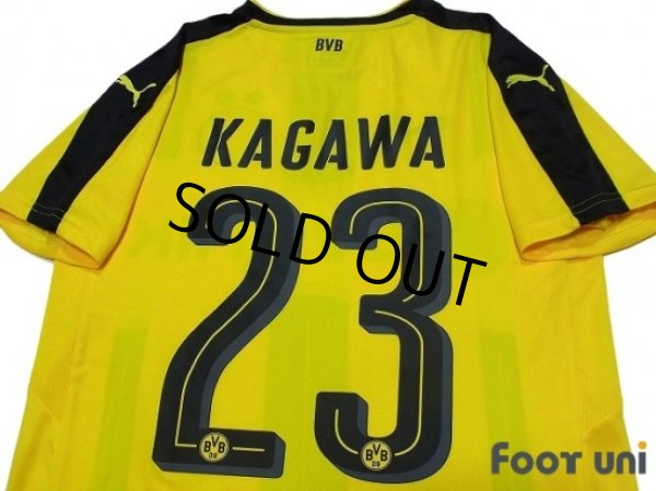 Photo4: Borussia Dortmund 2016-2017 Home Shirt #23 Kagawa w/tags (4)