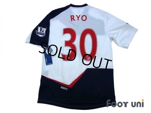 Photo2: Bolton Wanderers 2011-2012 Home Shirt #30 Ryo Miyaichi BARCLAYS PREMIER LEAGUE Patch/Badge w/tags (2)