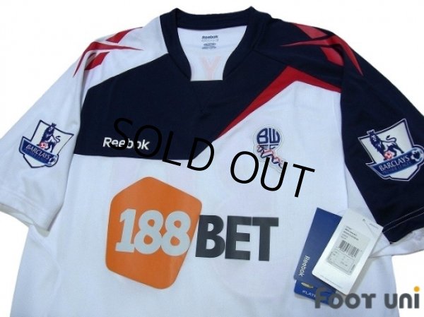 Photo3: Bolton Wanderers 2011-2012 Home Shirt #30 Ryo Miyaichi BARCLAYS PREMIER LEAGUE Patch/Badge w/tags (3)