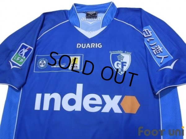 Photo3: Grenoble Foot 38 2005-2006 Home Shirt #9 Oguro Ligue 1 LFP Patch/Badge (3)