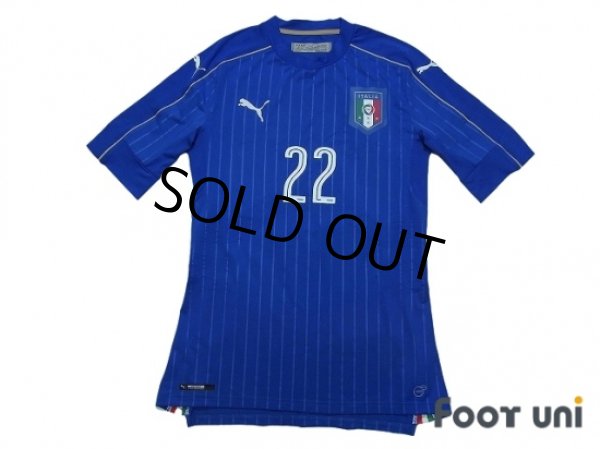 Photo1: Italy 2016 Home Authentic Shirt #22 El Shaarawy w/tags (1)