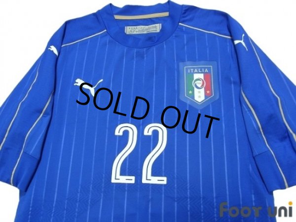 Photo3: Italy 2016 Home Authentic Shirt #22 El Shaarawy w/tags (3)