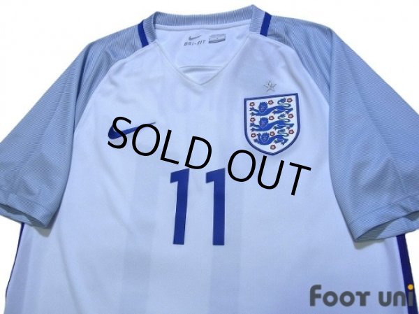 Photo3: England Euro 2016 Home Shirt #11 Vardy w/tags (3)