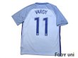 Photo2: England Euro 2016 Home Shirt #11 Vardy w/tags (2)