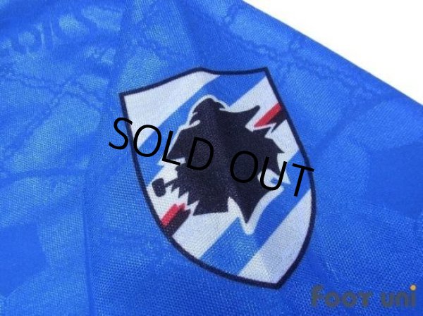 Photo8: Sampdoria 1994-1995 Home Long Sleeve Shirt #10 (8)