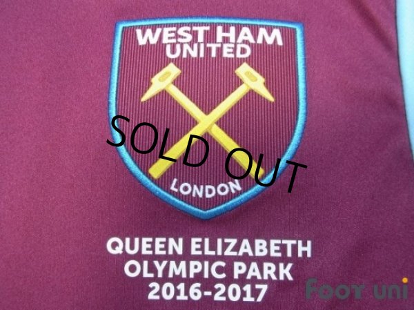 Photo5: West Ham Utd 2016-2017 Home Shirt w/tags (5)