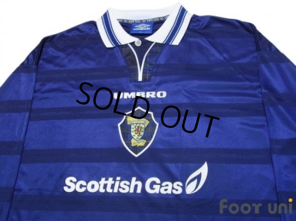 Photo3: Scotland 1998 Home Long Sleeve Shirt (3)