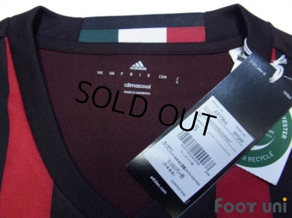 Photo5: AC Milan 2016-2017 Home Shirt #10 Honda w/tags (5)
