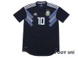 Photo1: Argentina 2018 Away Authentic Shirt #10 Messi w/tags (1)