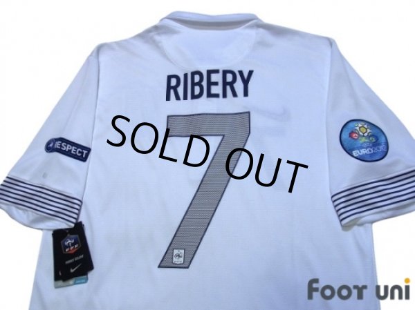 Photo4: France 2012 Away Shirt #7 Ribery UEFA Euro 2012 Patch/Badge Respect Patch/Badge (4)