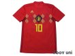 Photo1: Belgium 2018 Home Shirt #10 E.Hazard w/tags (1)