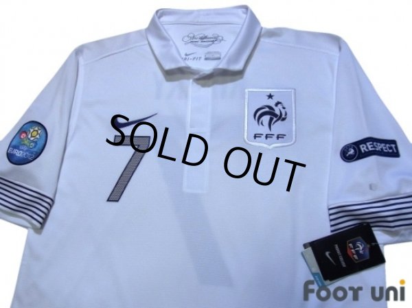 Photo3: France 2012 Away Shirt #7 Ribery UEFA Euro 2012 Patch/Badge Respect Patch/Badge (3)