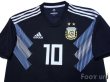 Photo3: Argentina 2018 Away Authentic Shirt #10 Messi w/tags (3)