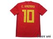 Photo2: Belgium 2018 Home Shirt #10 E.Hazard w/tags (2)
