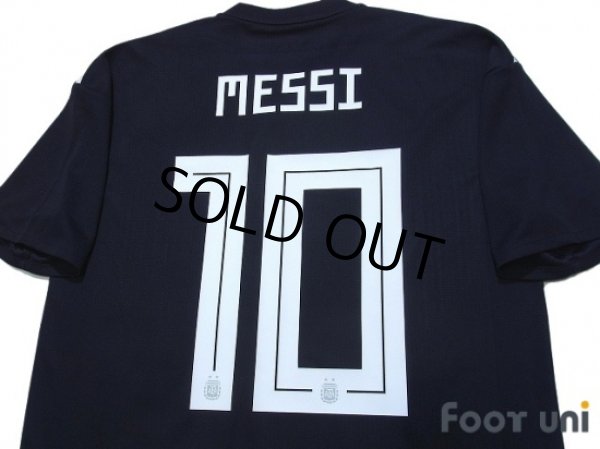 Photo4: Argentina 2018 Away Authentic Shirt #10 Messi w/tags (4)