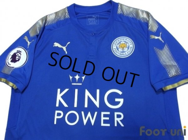 Photo3: Leicester City 2017-2018 Home Shirt #20 Okazaki Premier League Patch/Badge w/tags (3)