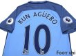 Photo4: Manchester City 2016-2017 Home Shirt #10 Kun Aguero Premier League Patch/Badge w/tags (4)