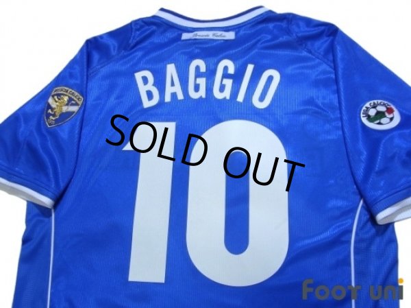 Photo4: Brescia 2002-2003 Home Shirt #10 Baggio Lega Calcio Patch/Badge (4)