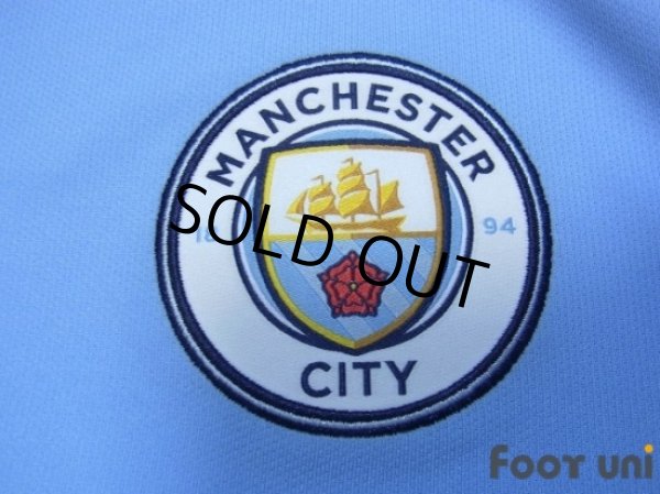 Photo6: Manchester City 2016-2017 Home Shirt #10 Kun Aguero Premier League Patch/Badge w/tags (6)