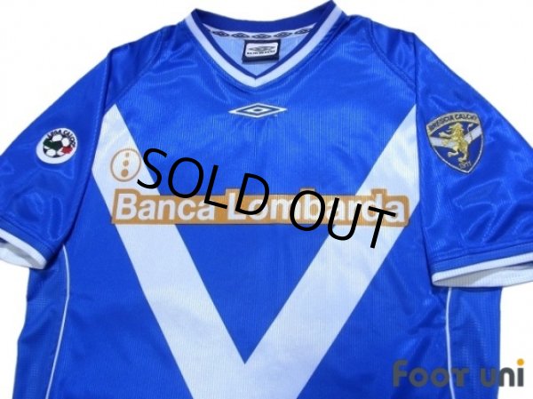 Photo3: Brescia 2002-2003 Home Shirt #10 Baggio Lega Calcio Patch/Badge (3)