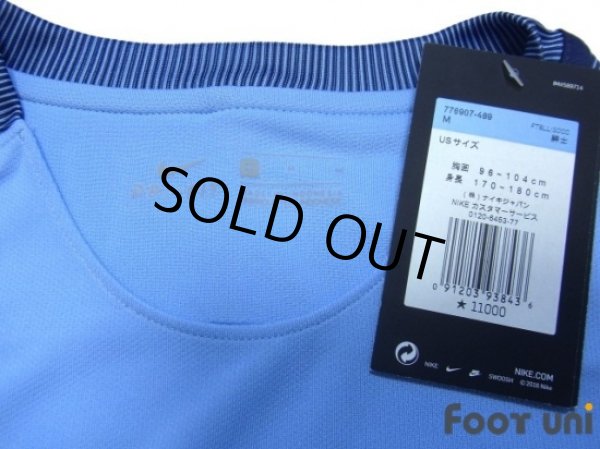 Photo5: Manchester City 2016-2017 Home Shirt #10 Kun Aguero Premier League Patch/Badge w/tags (5)