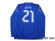 Photo2: Italy 2012 Home Long Sleeve Shirt #21 Pirlo UEFA Euro 2012 Patch/Badge Respect Patch/Badge w/tags (2)