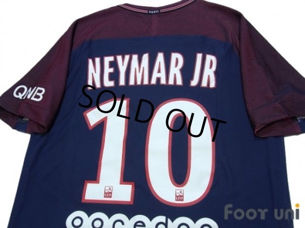 Photo4: Paris Saint Germain 2017-2018 Home Authentic Shirt #10 Neymar JR (4)