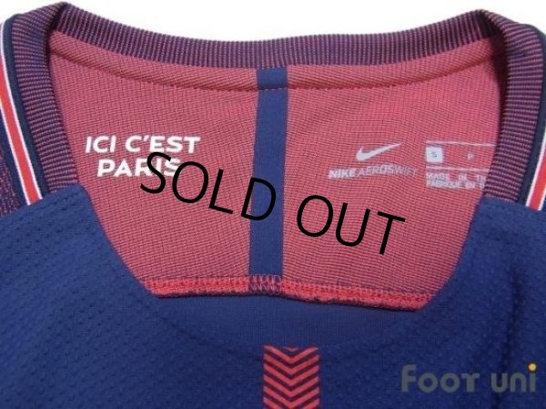 Photo5: Paris Saint Germain 2017-2018 Home Authentic Shirt #10 Neymar JR (5)