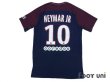 Photo2: Paris Saint Germain 2017-2018 Home Authentic Shirt #10 Neymar JR (2)