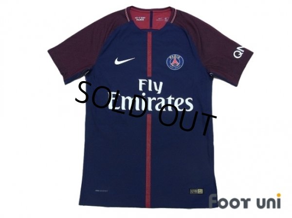 Photo1: Paris Saint Germain 2017-2018 Home Authentic Shirt #10 Neymar JR (1)